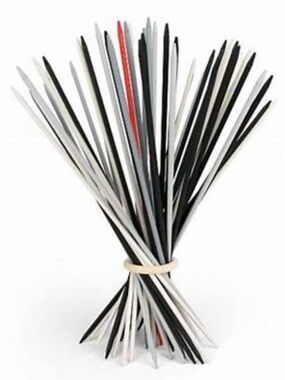 Milaniwood Max Shanghai Decorative Pick Up Sticks Game “Monochrome” Italy